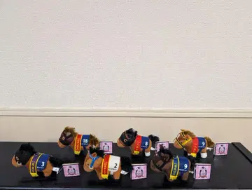 서러브레드 컬렉션 마스코트 볼체인 16 봉제 인형 컴프 세트