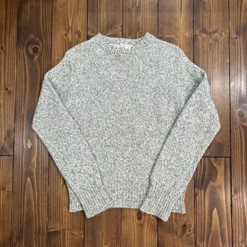 60s L.L.Bean 필기체 베이지 니트 vintage