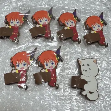 은혼 하구피타 러버 마스코트 백참 카구라 챠챠마루 7종 세트