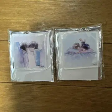 너를 잊고 싶은 사랑을 하고 싶어 팝업 스토어 아크릴 키링 2개 세트