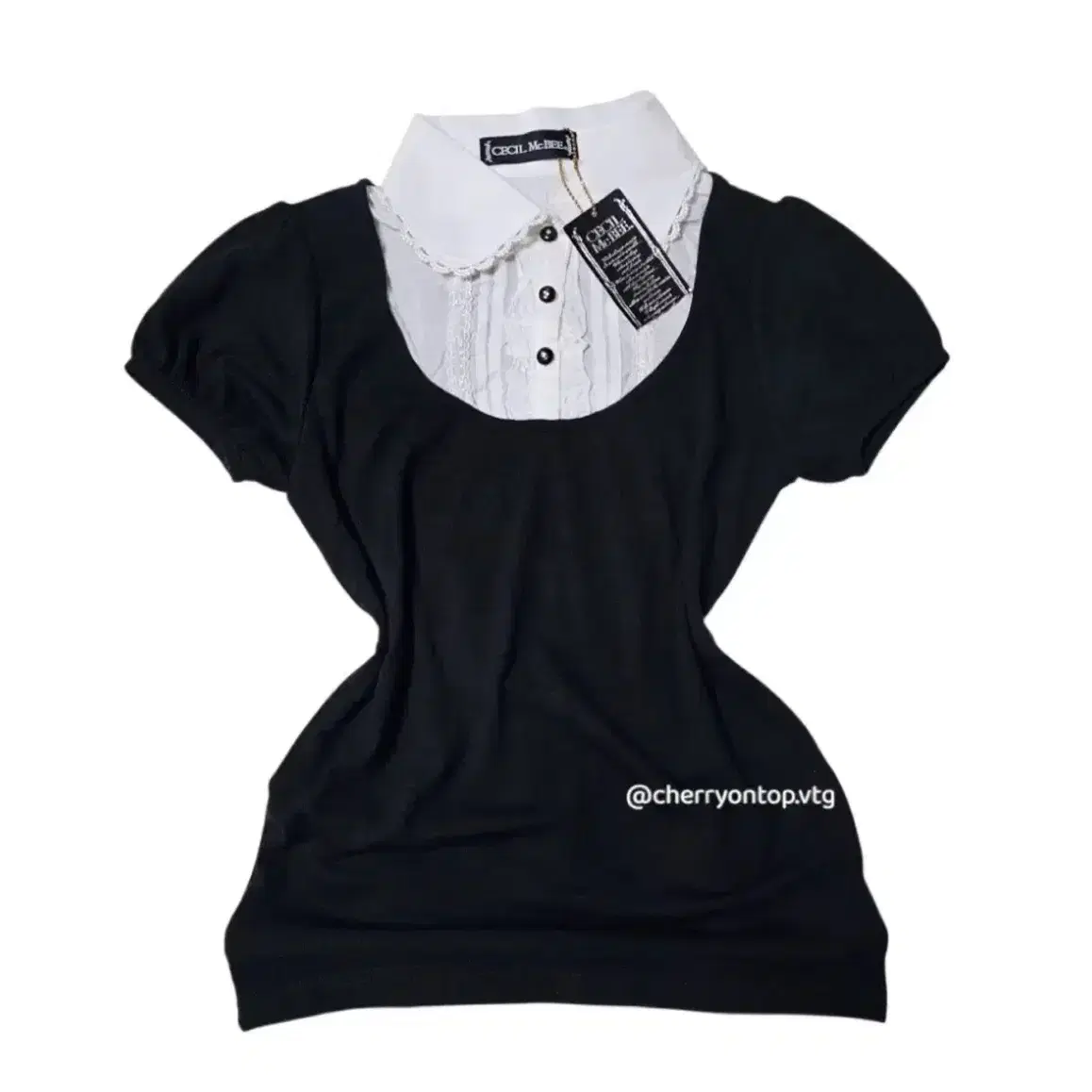 Ohesio Apple Dot Overfit Short Sleeve T-shirt on Bunjang