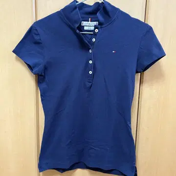 [ TOMMY HILFIGER ] 네이비 피케 셔츠 반팔 S 사이즈