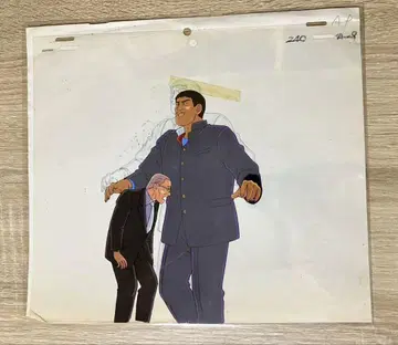 애니메이션 셀화 학생 교장 학원물