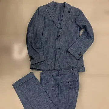 LARDINI 데님 수트 46 라르디니