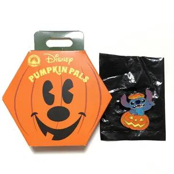 할로윈 시크릿 핀 배지 Pumpkin Pals 스티치