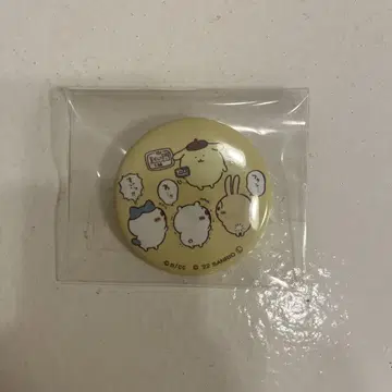 치이카와 산리오 콜라보 폼폼푸딩 하치와레 토끼 캔뱃지