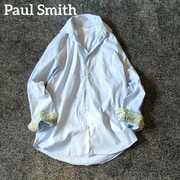 폴스미스 긴팔 셔츠 플라워 네프풍 꽃무늬 안감 M 최근 모델