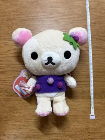 리락쿠마 봉제 인형 후르츠 포도 코리락쿠마