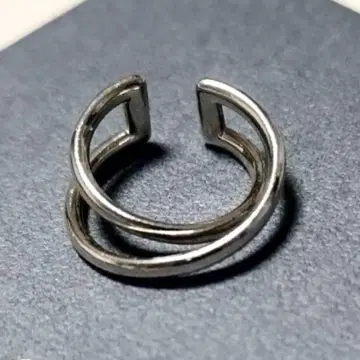 익명 배송 쥬에테 크로스 디자인 이어커프 silver925