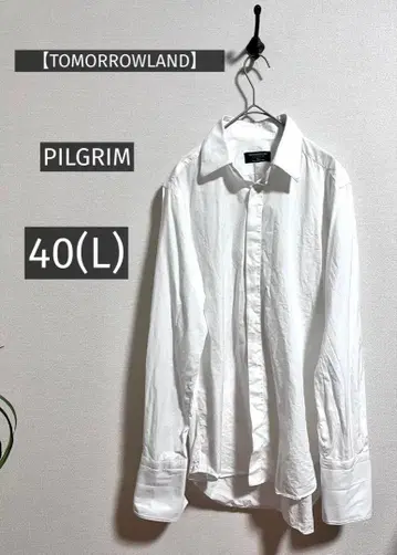 [TOMORROWLAND] PILGRIM 화이트 커프스 셔츠 40(L)