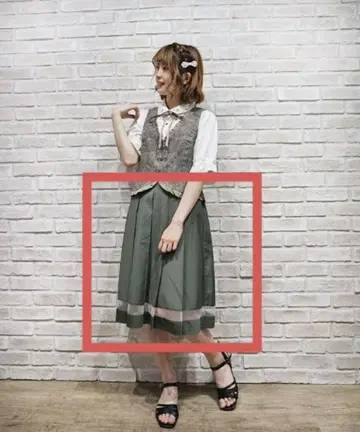 axes femme 스커트 그린 그린