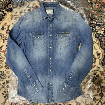 GAS JEANS 데님 셔츠 새상품급