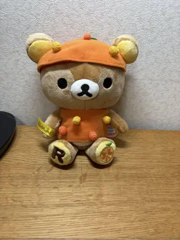 리락쿠마 모으는 봉제 인형 후르츠 오렌지 리락쿠마