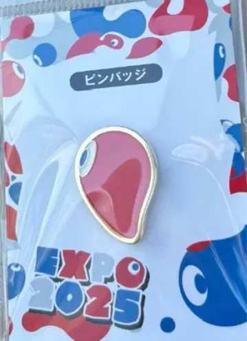 오사카 만박 미야쿠미야쿠 코미야쿠 코미야쿠 핀 배지 빨간색 레드