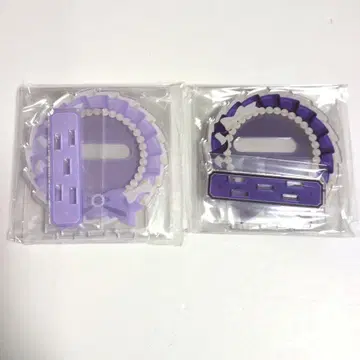 후쿠야 캐릭터 복권 Purple 아크릴 캔뱃지 스탠드