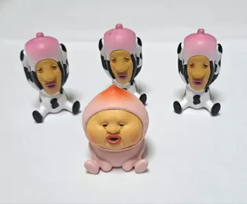 코비토즈칸 앉아있는 마스코트 4개 세트