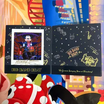 디즈니씨 빅뱅 비트 거치대 포함 미키 9월 사진 폴라로이드