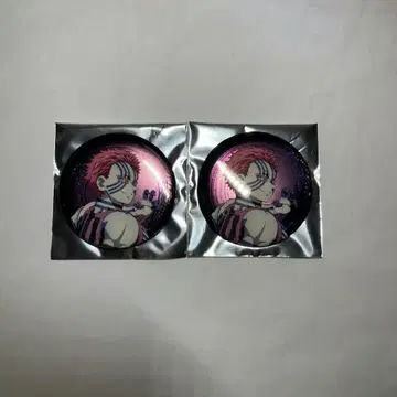 아카자 글리터 캔뱃지 귀멸의 칼날