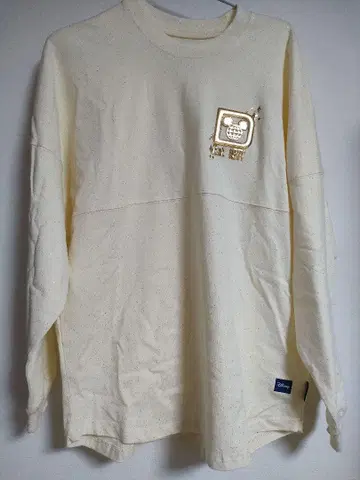 월트디즈니월드 SPIRIT JERSEY 긴팔 크림 x 골드 라메