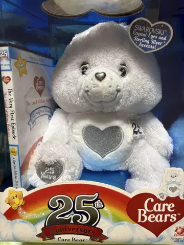 케어베어 Care Bears 25주년 봉제 인형 DVD 포함