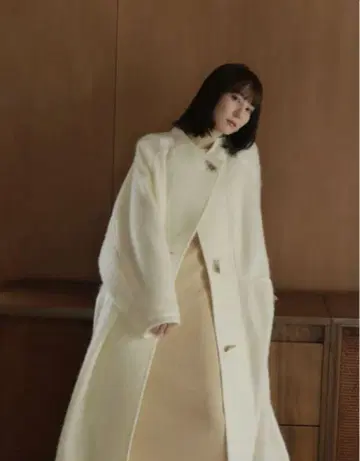 Louren mohair shaggy long coat