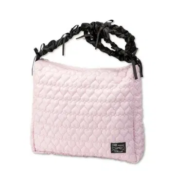 하트 퀼팅 숄더백 마키짱 majoretty 핑크