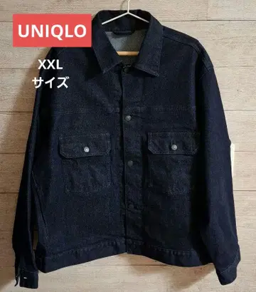UNIQLO 다크 블루 데님 자켓 XXL 사이즈