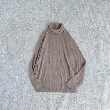 히트텍 플리스 터틀넥 긴팔 티셔츠 아웃도어 캐주얼