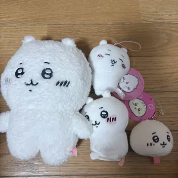 치이카와 (먼작귀) 봉제 인형 마스코트 세트