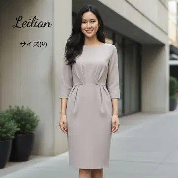 새상품급 Leilian 저지 원피스