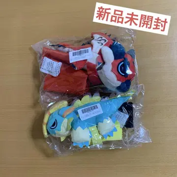 몬스터헌터 리오레우스 진오우거 봉제 인형 포함 에코백