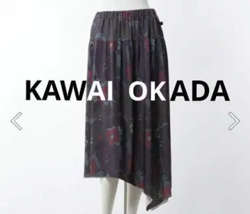 [ 새상품 ] KAWAI OKADA 스커트 비대칭 정가 12998엔 M