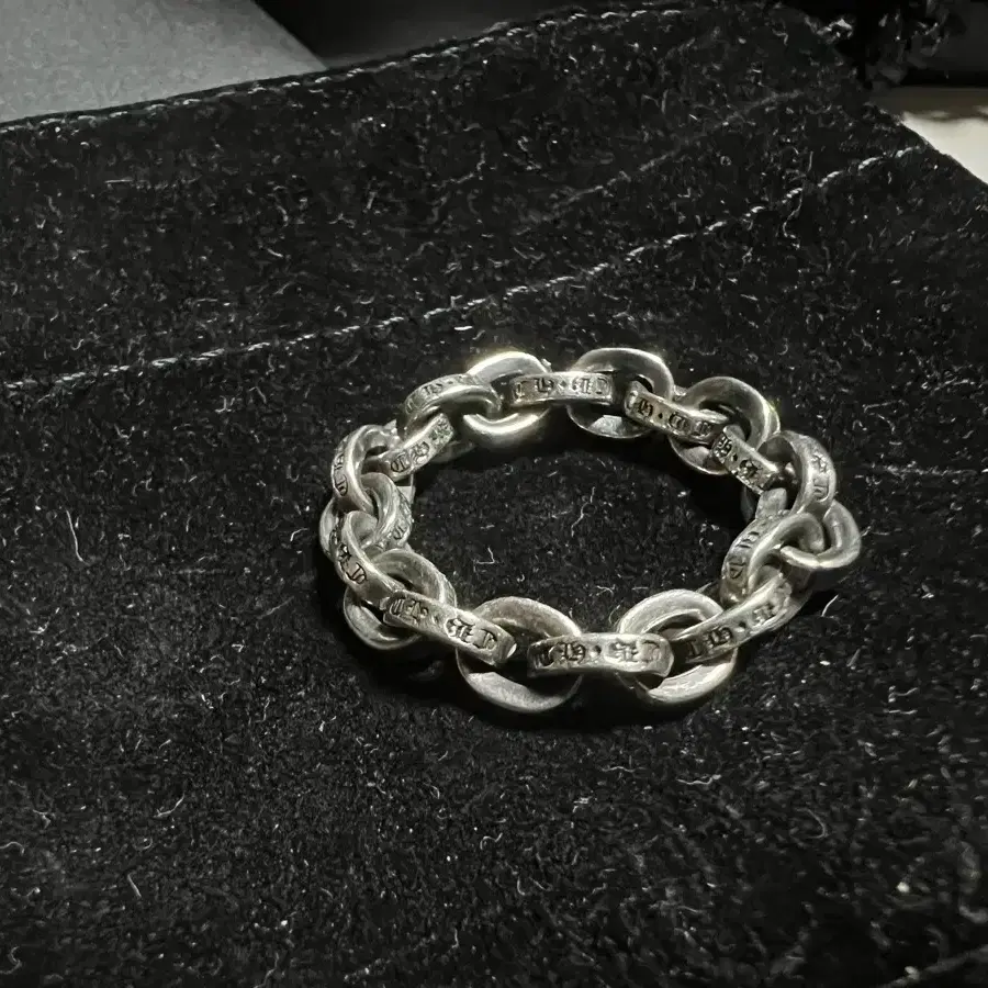 정품 / 상태 최상 ] 크롬하츠 페이퍼체인링