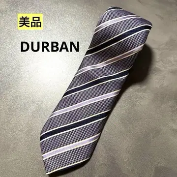 DURBAN 넥타이 스트라이프 보라색