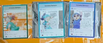 닌타마 란타로 아크릴 트레이딩 카드 플레이트 2