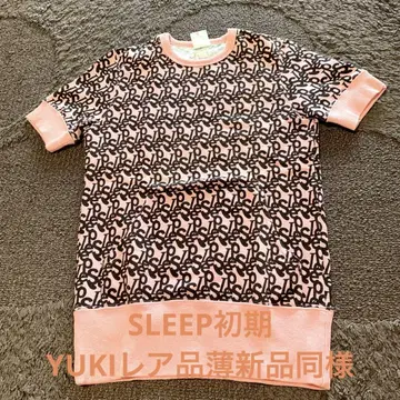 [레어템] SLEEP YUKI 로고 프린트 내셔널 스탠다드 구제 의류