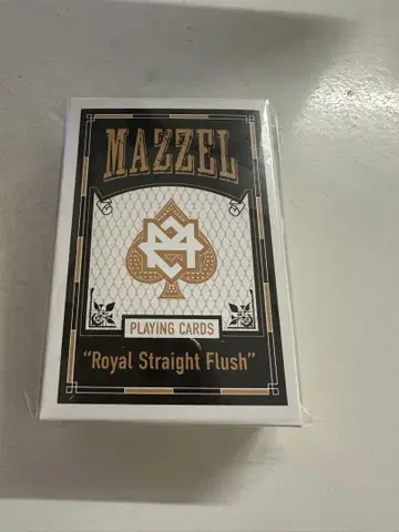 미사용 새상품 MAZZEL 카드놀이