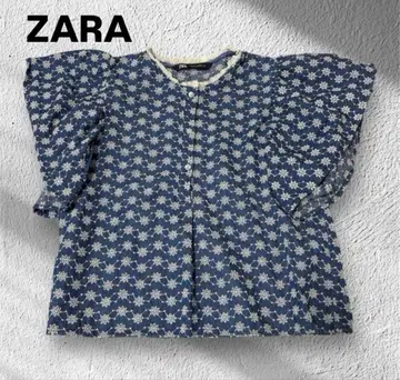 미사용 새상품 ZARA 데님 상의 M 자수