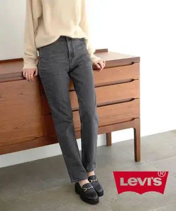 SLOBE 별주 70s HIGH SLIM STRAIGHT 데님 팬츠