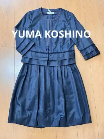 유마 코시노 YUMA KOSHINO 수트 자켓 스커트 네이비 컬러 38