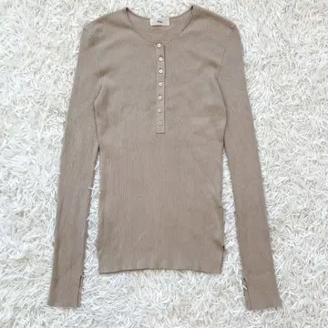 25SS 완판템 ECO SPLASH 리브 헨리넥 풀오버