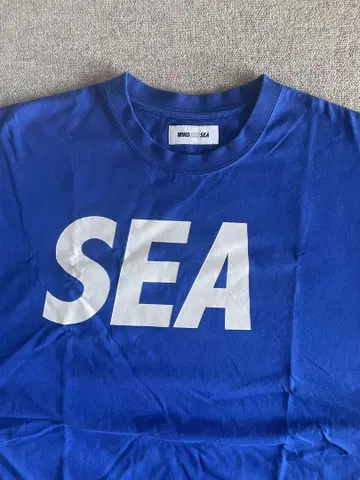 wind and sea 셔츠 파랑 블루