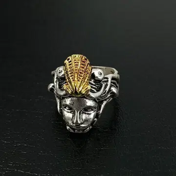 빈티지 실버 메두사 스네이크 앤티크 반지 15호