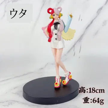 우타 피규어 18cm 원피스 빨간 머리 딸