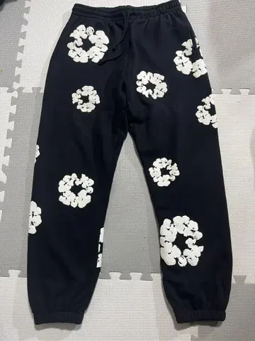 데님 티어스 스웨트 팬츠
