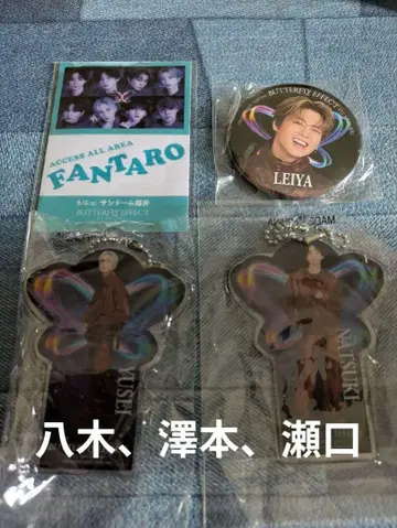 BUTTERFLY EFFECT 내장 후쿠이 야기 가챠 키링 사와 나츠