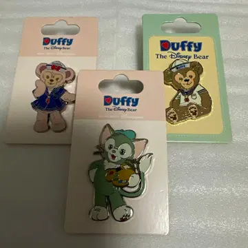 홍콩 디즈니랜드 핀 배지 더피 셰리 메이 젤라토니