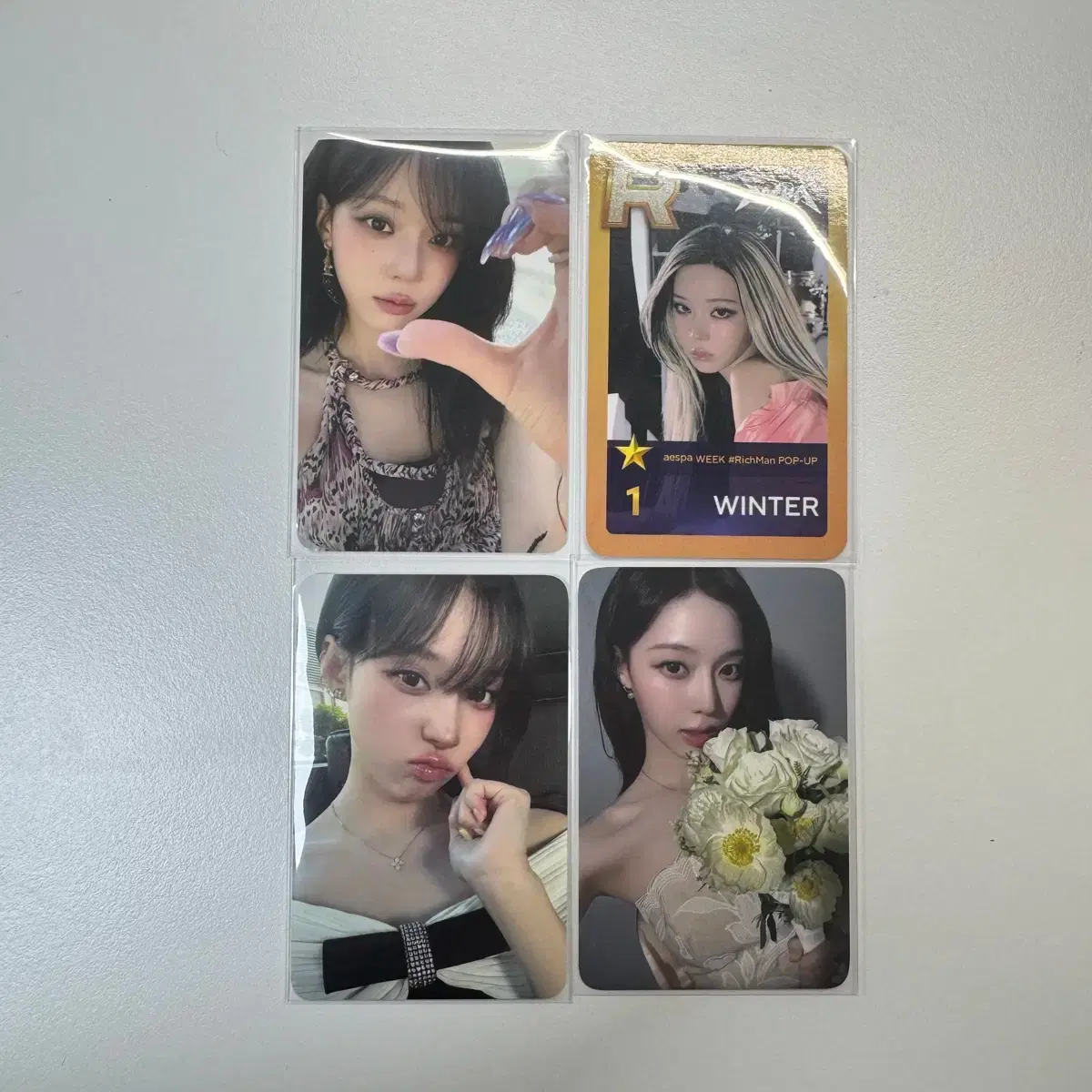 aespa ウィンター Rich Man target トレカ AESPA | 에스파 Aespa Winter Richman pop up 100,000 won
