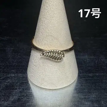 빈티지 패션 반지 골드 17호 리프 반지 섬세한 반지