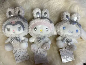 산리오 포근포근 스노우 토끼 봉제 인형